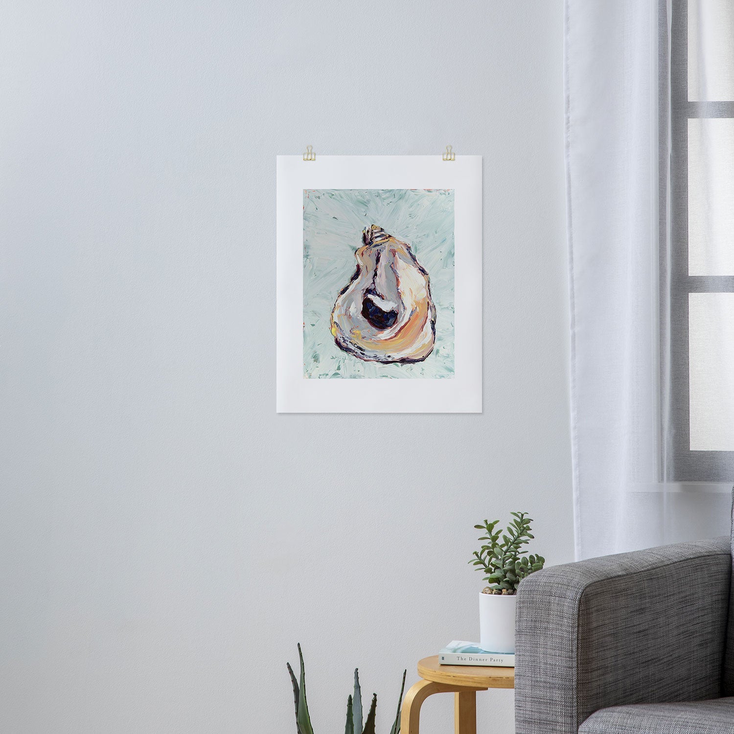 Magladry art studio Oyster shell Art Print