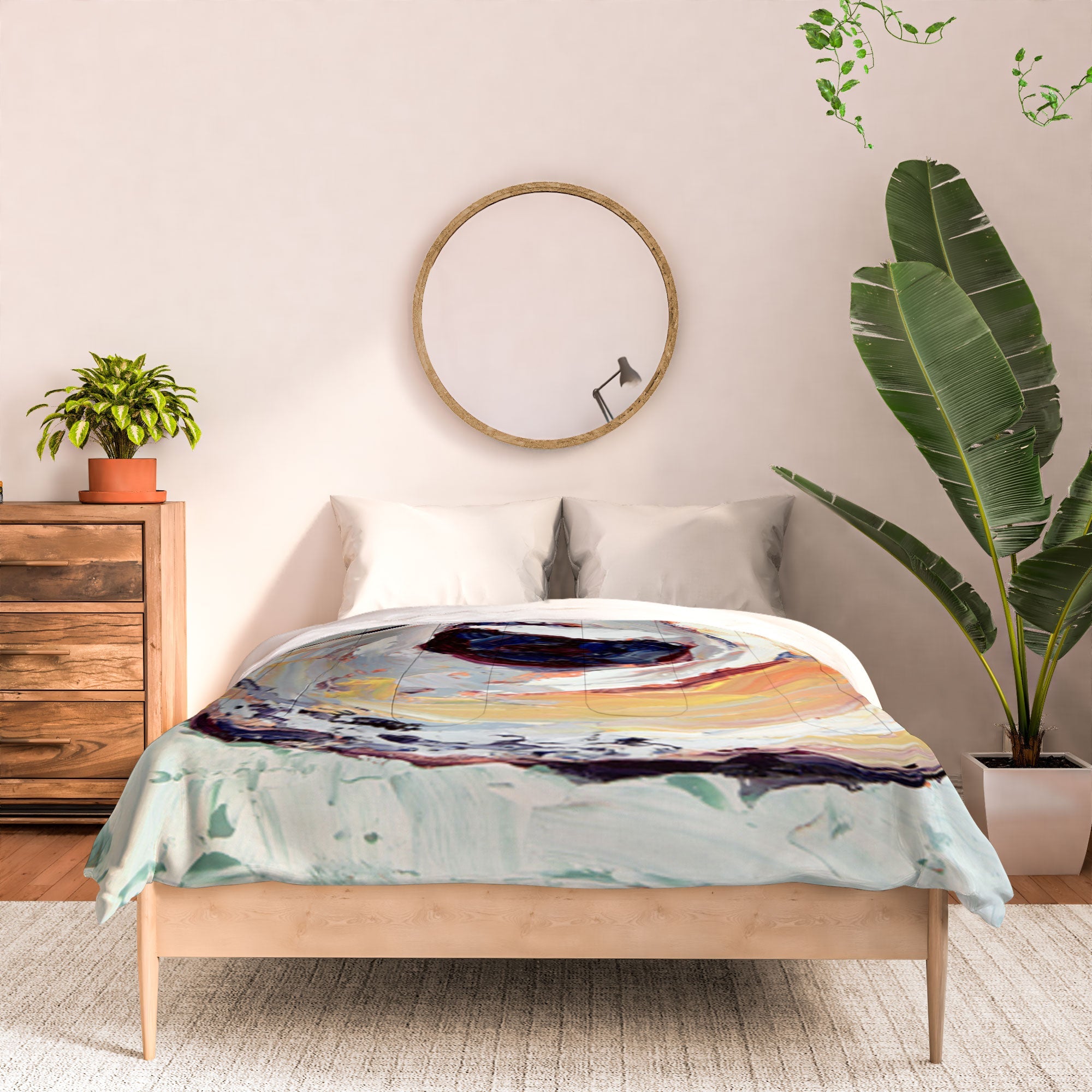 Magladry art studio Oyster shell Comforter