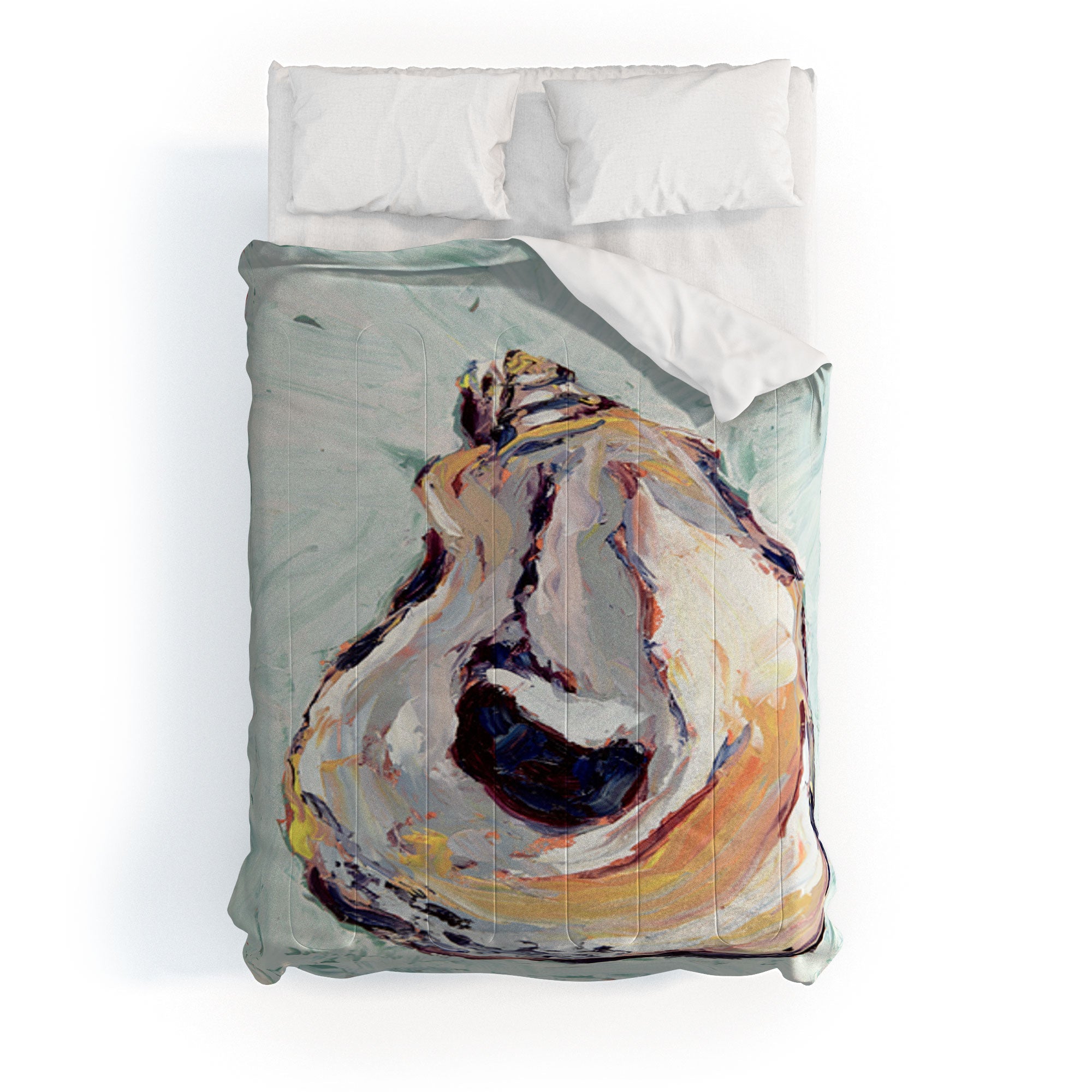 Magladry art studio Oyster shell Comforter