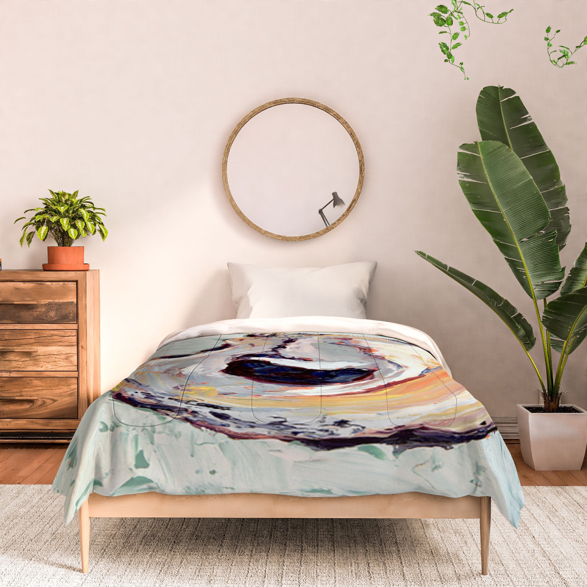 Magladry art studio Oyster shell Comforter
