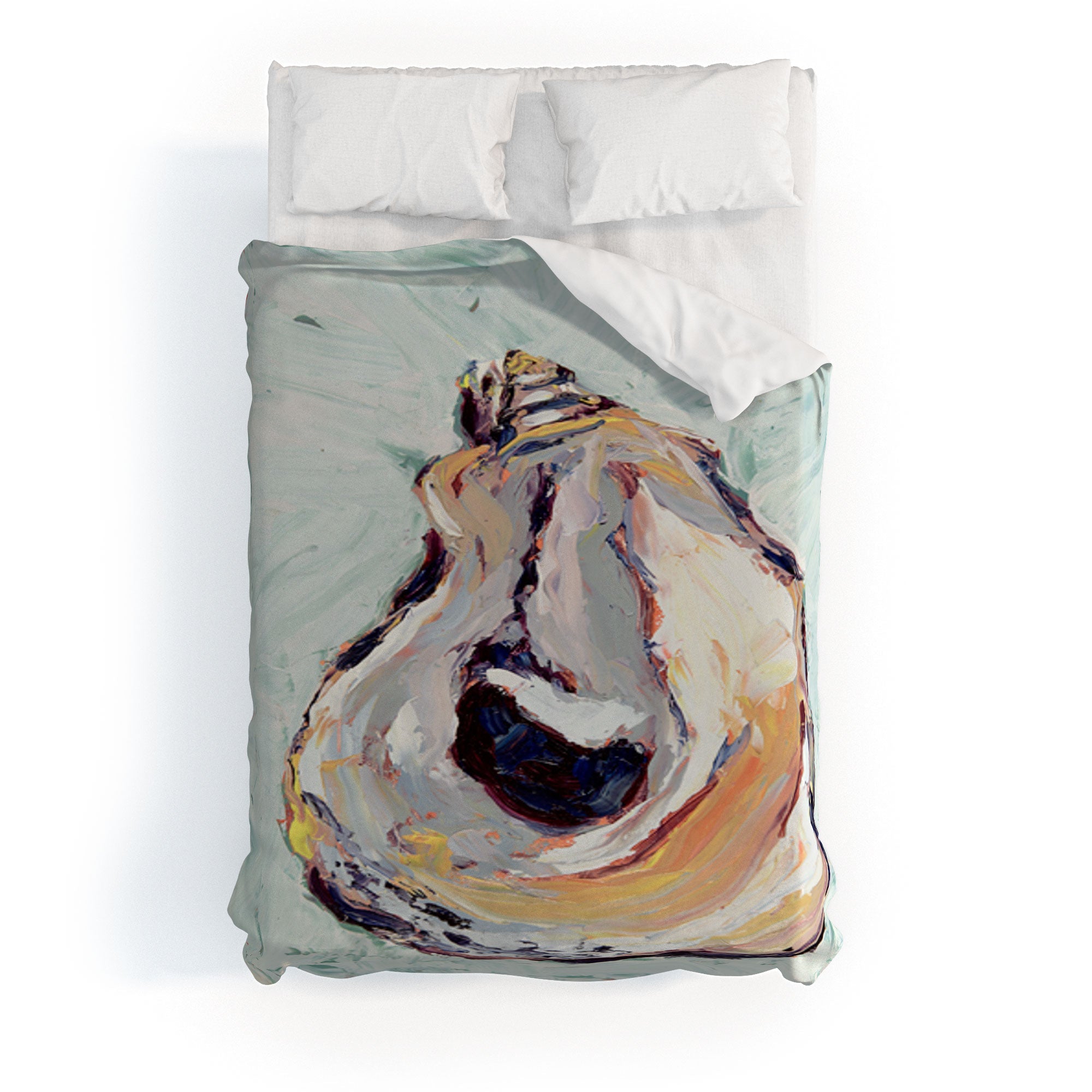 Magladry art studio Oyster shell Duvet Cover