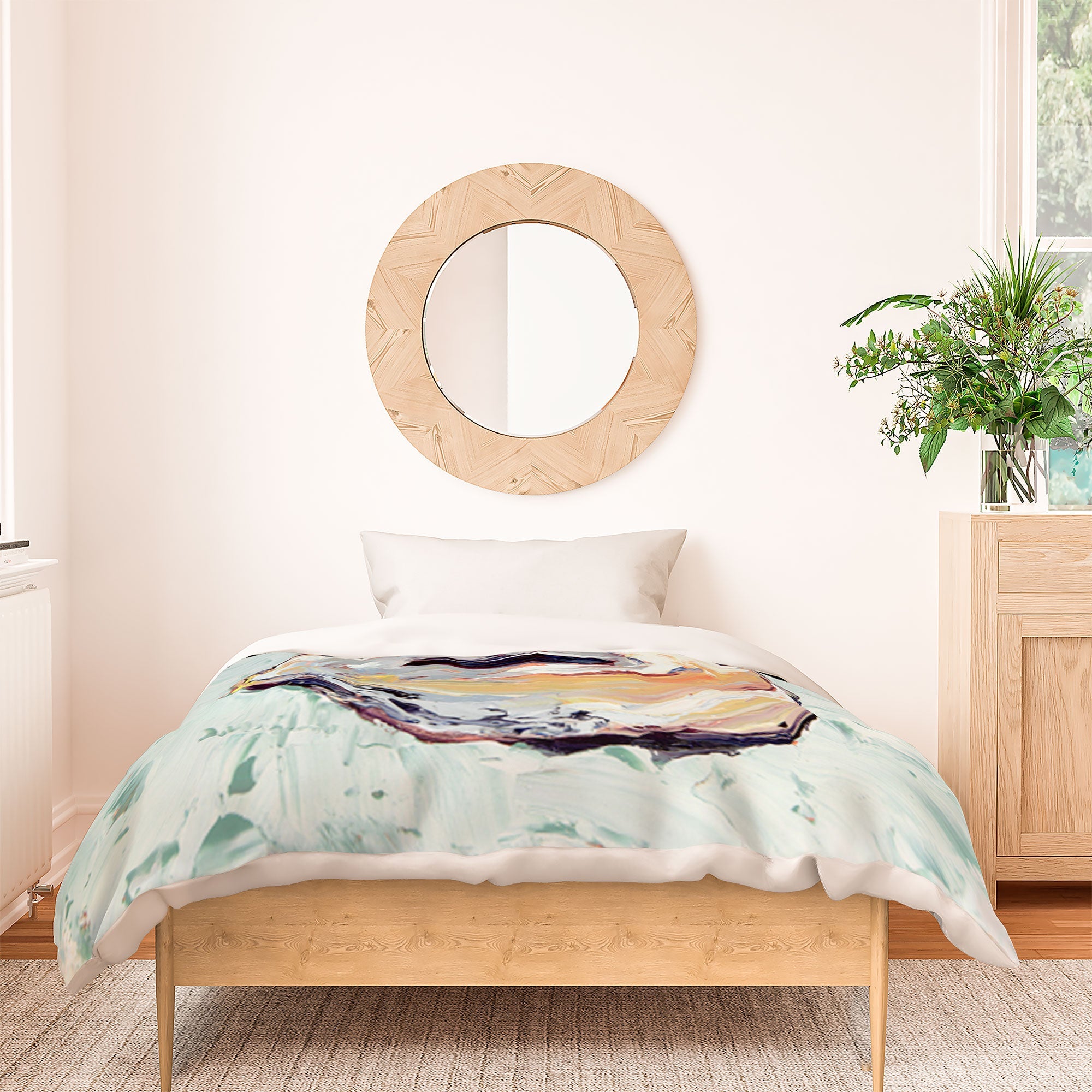 Magladry art studio Oyster shell Duvet Cover
