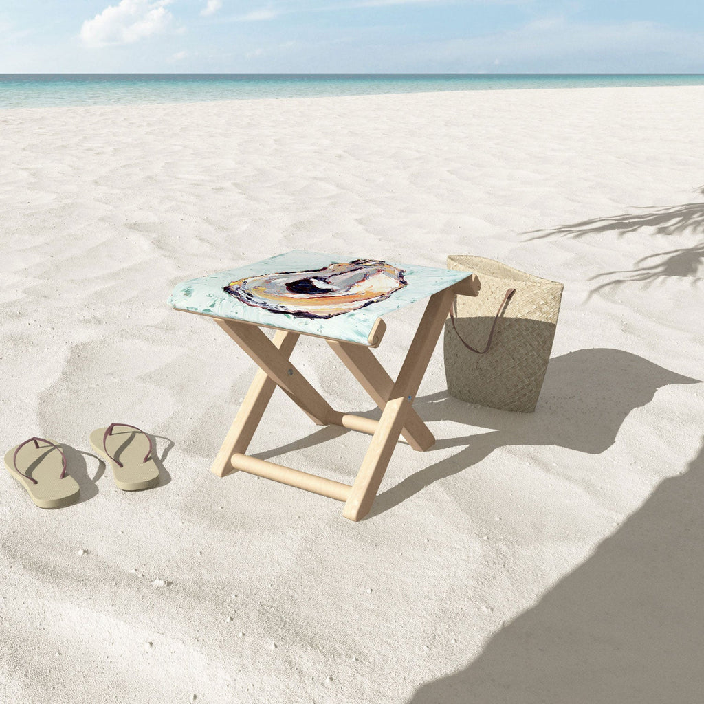 Magladry art studio Oyster shell Folding Stool