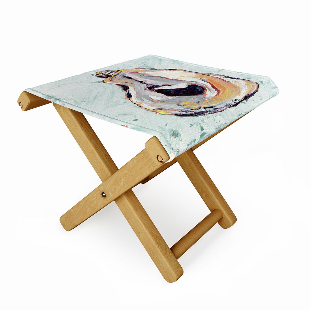 Magladry art studio Oyster shell Folding Stool