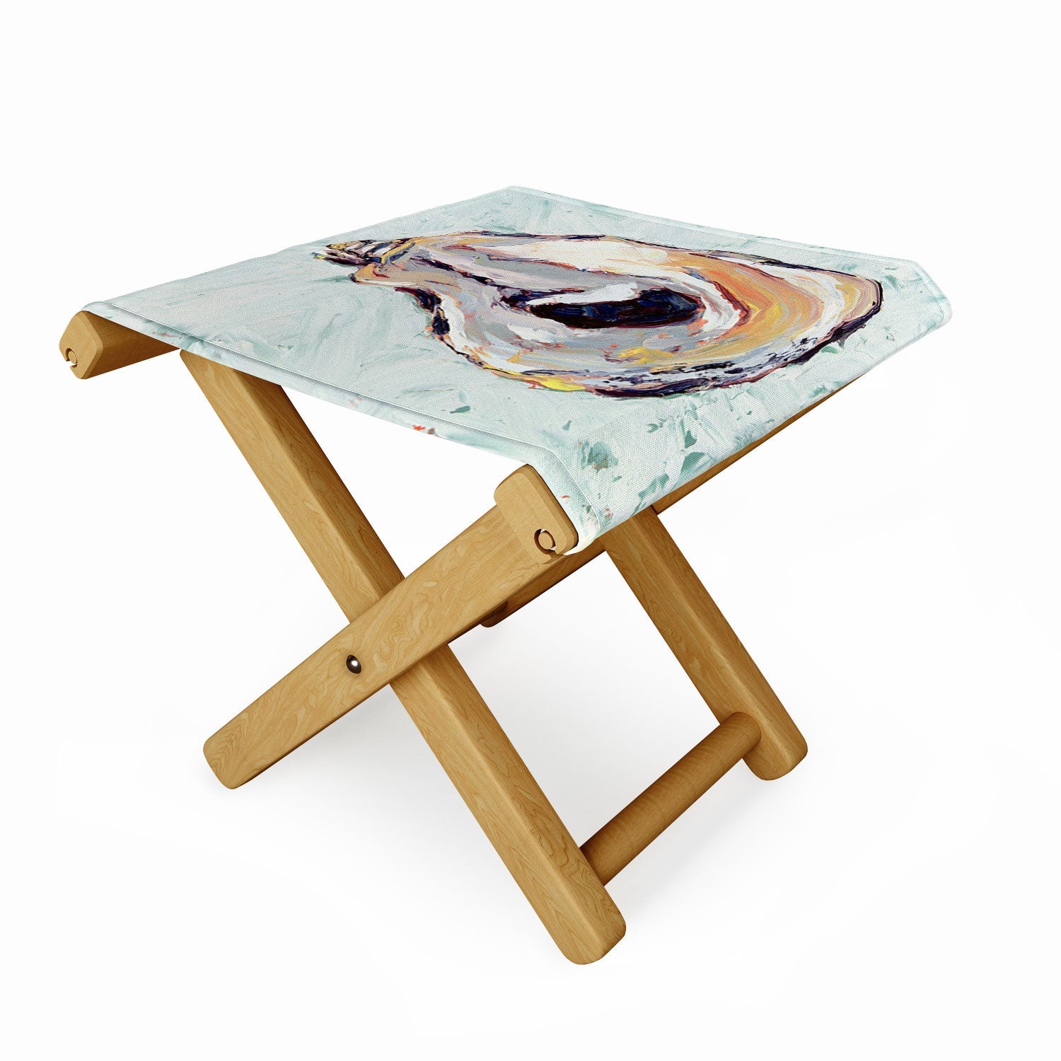 Magladry art studio Oyster shell Folding Stool