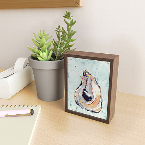 Magladry art studio Oyster shell Framed Mini Art Print