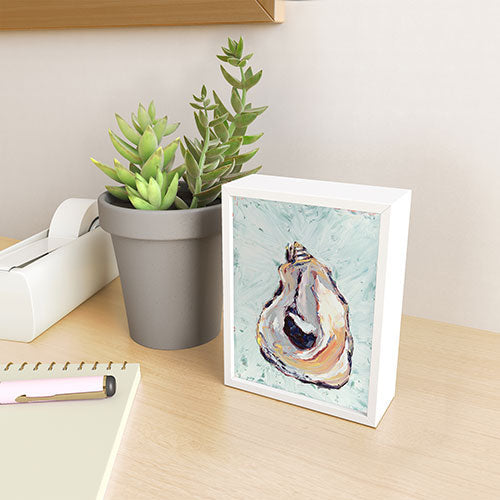 Magladry art studio Oyster shell Framed Mini Art Print