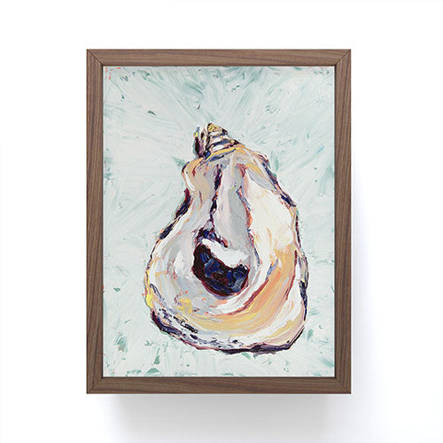 Magladry art studio Oyster shell Framed Mini Art Print