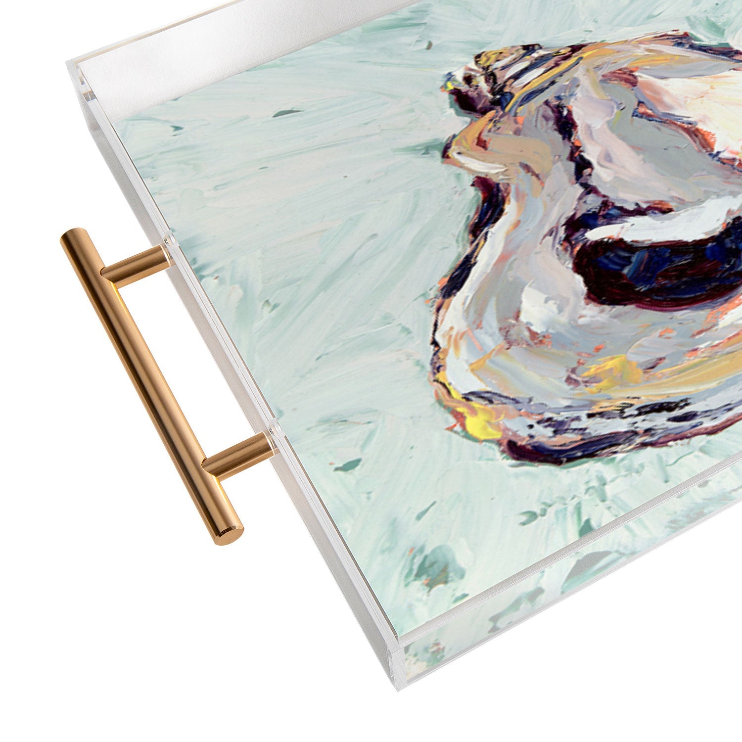 Magladry art studio Oyster shell Acrylic Tray