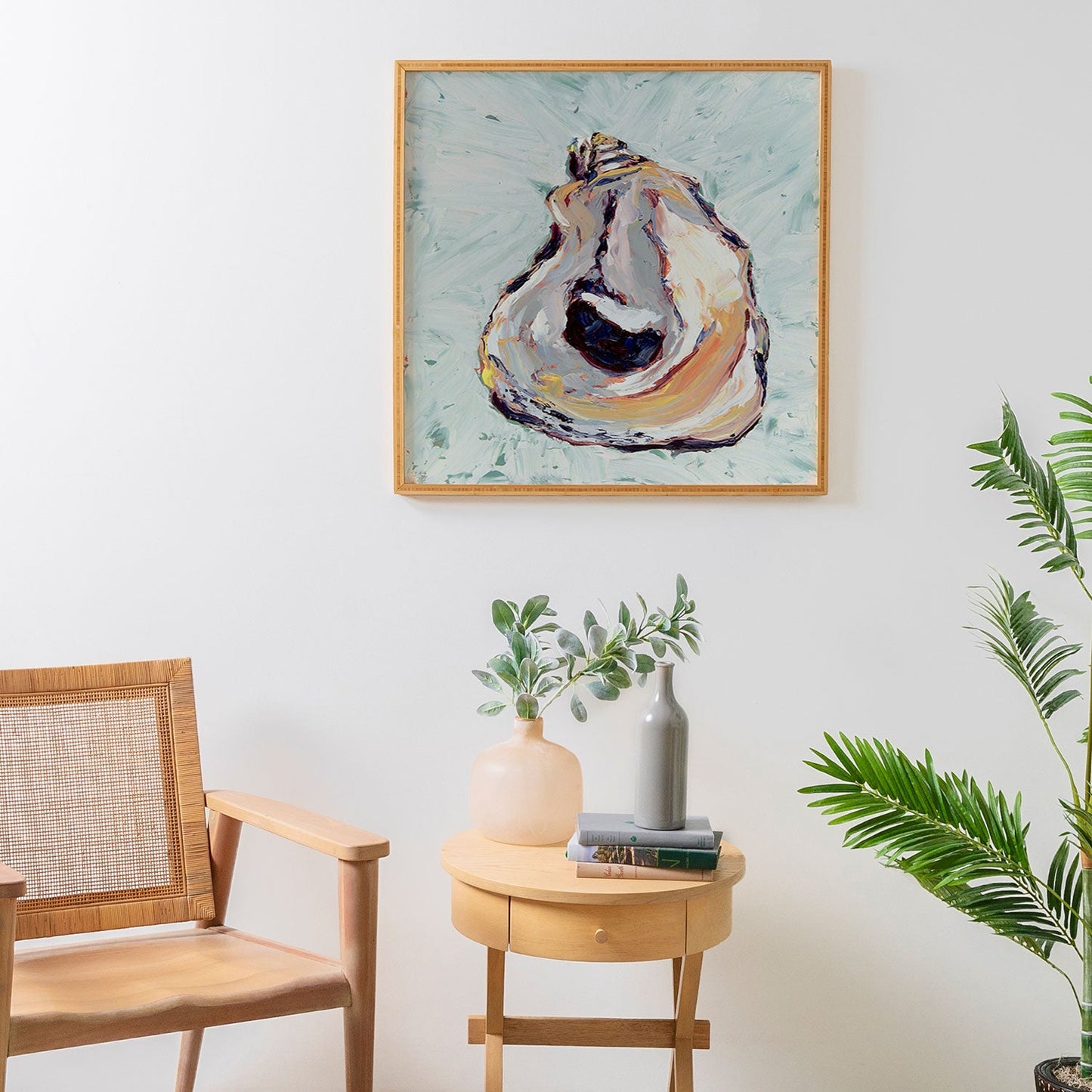 Magladry art studio Oyster shell Framed Wall Art