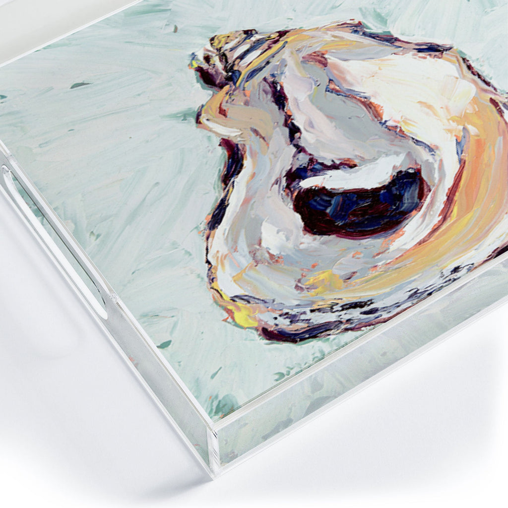 Magladry art studio Oyster shell Acrylic Tray