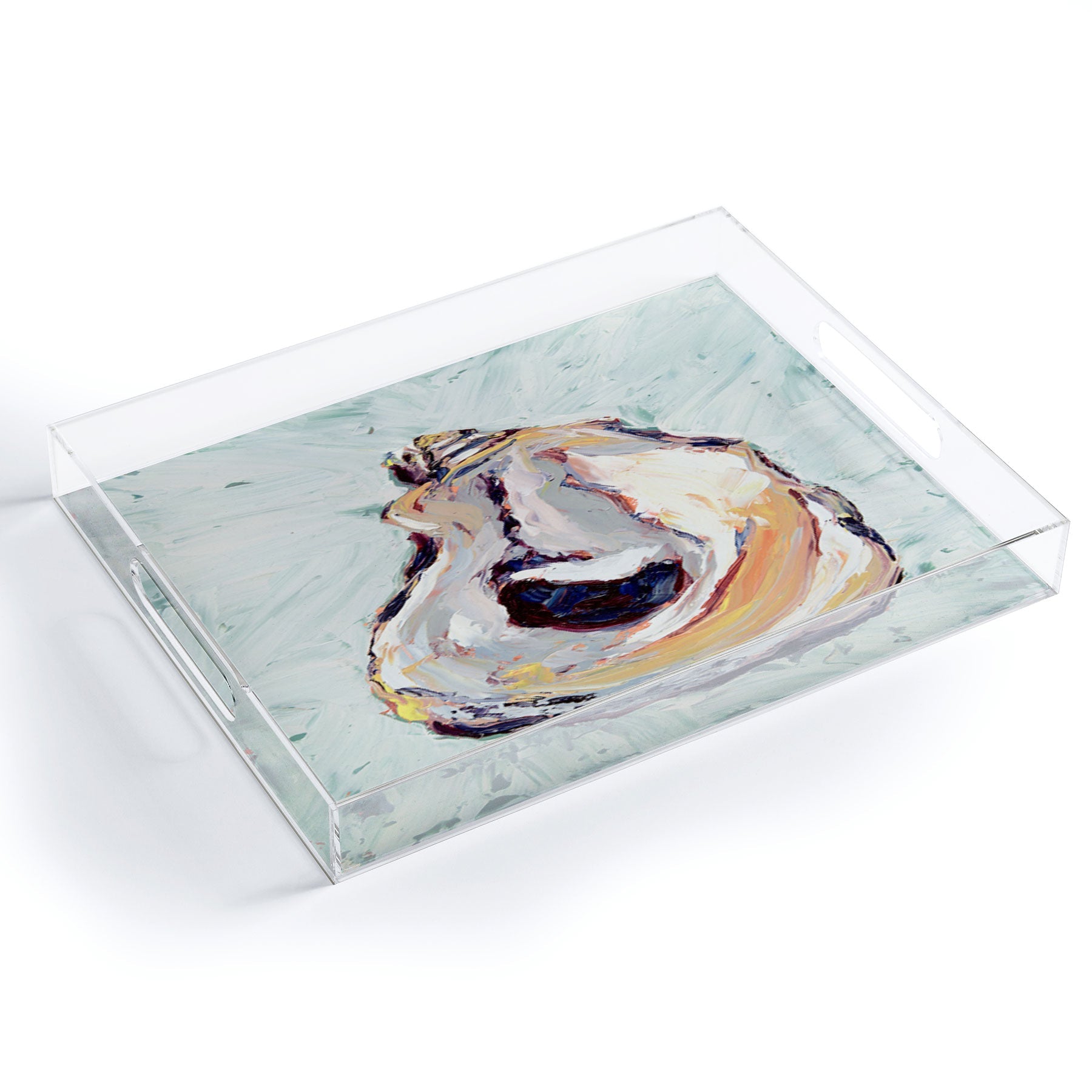 Magladry art studio Oyster shell Acrylic Tray