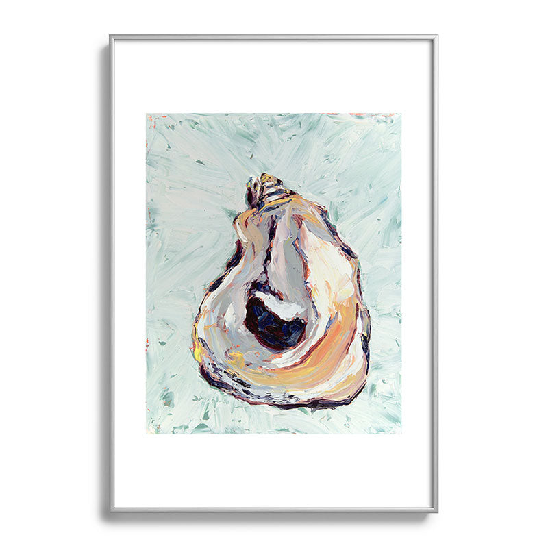 Magladry art studio Oyster shell Metal Framed Art Print