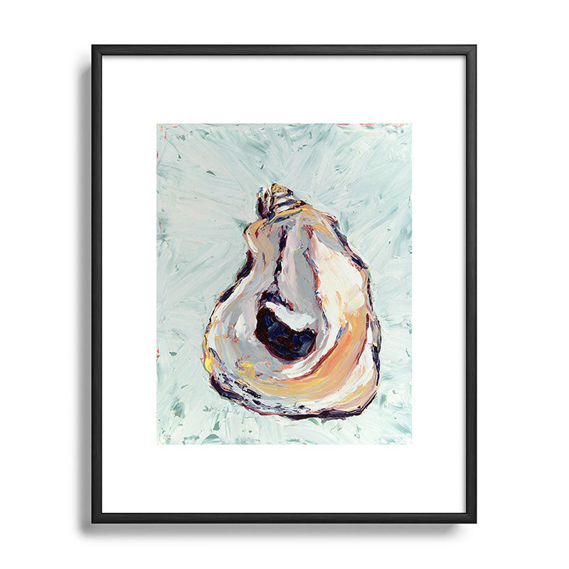 Magladry art studio Oyster shell Metal Framed Art Print
