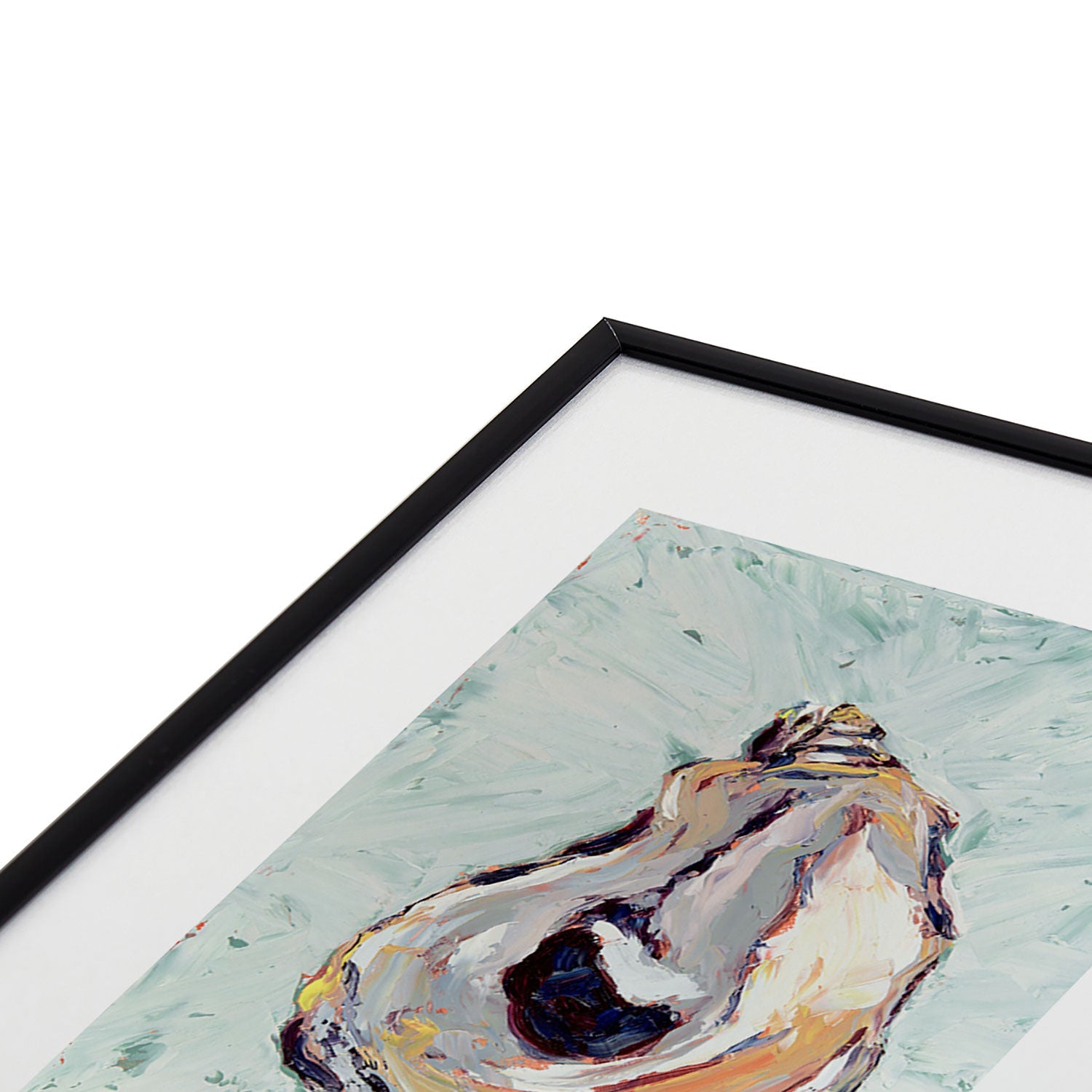 Magladry art studio Oyster shell Metal Framed Art Print