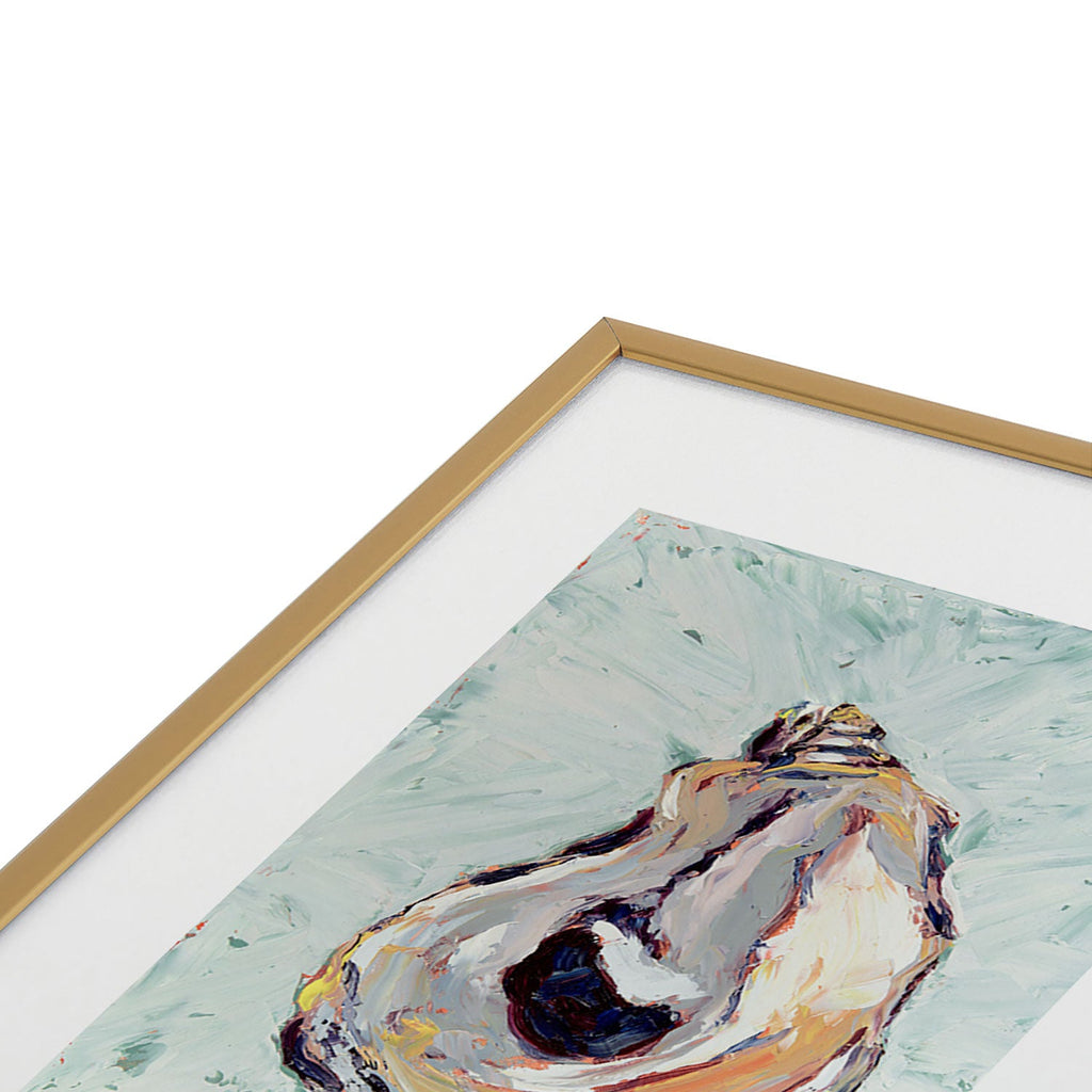 Magladry art studio Oyster shell Metal Framed Art Print