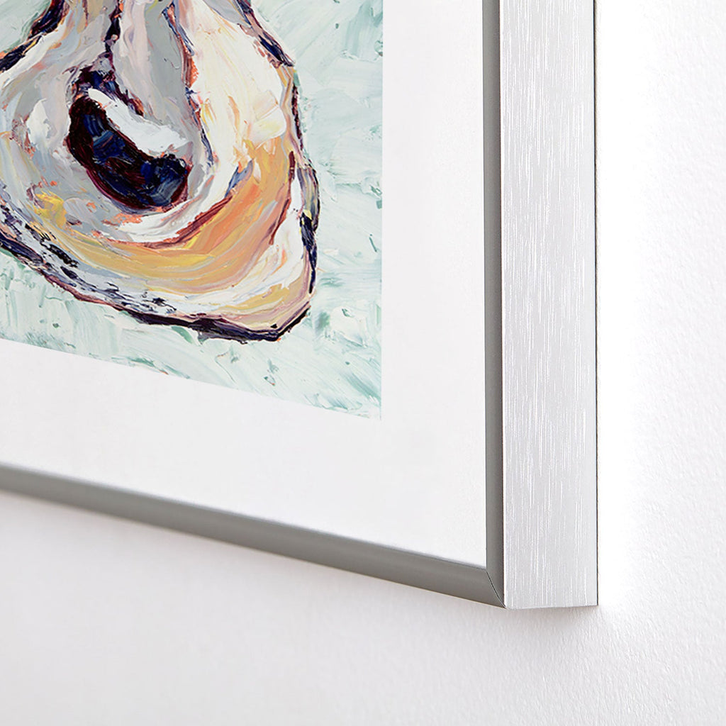 Magladry art studio Oyster shell Metal Framed Art Print