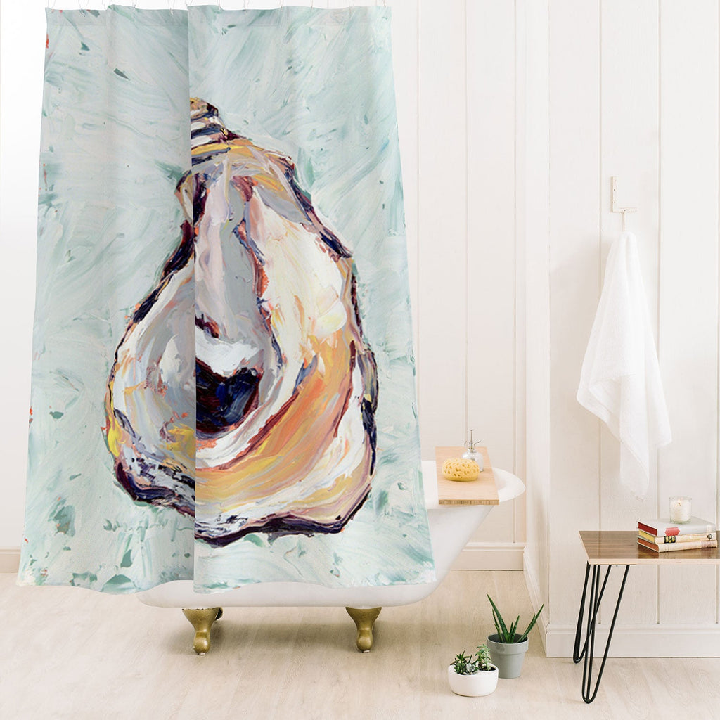 Magladry art studio Oyster shell Shower Curtain