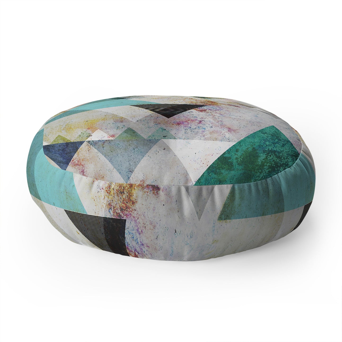 Mareike Boehmer Graphic 3 Blue Floor Pillow Round