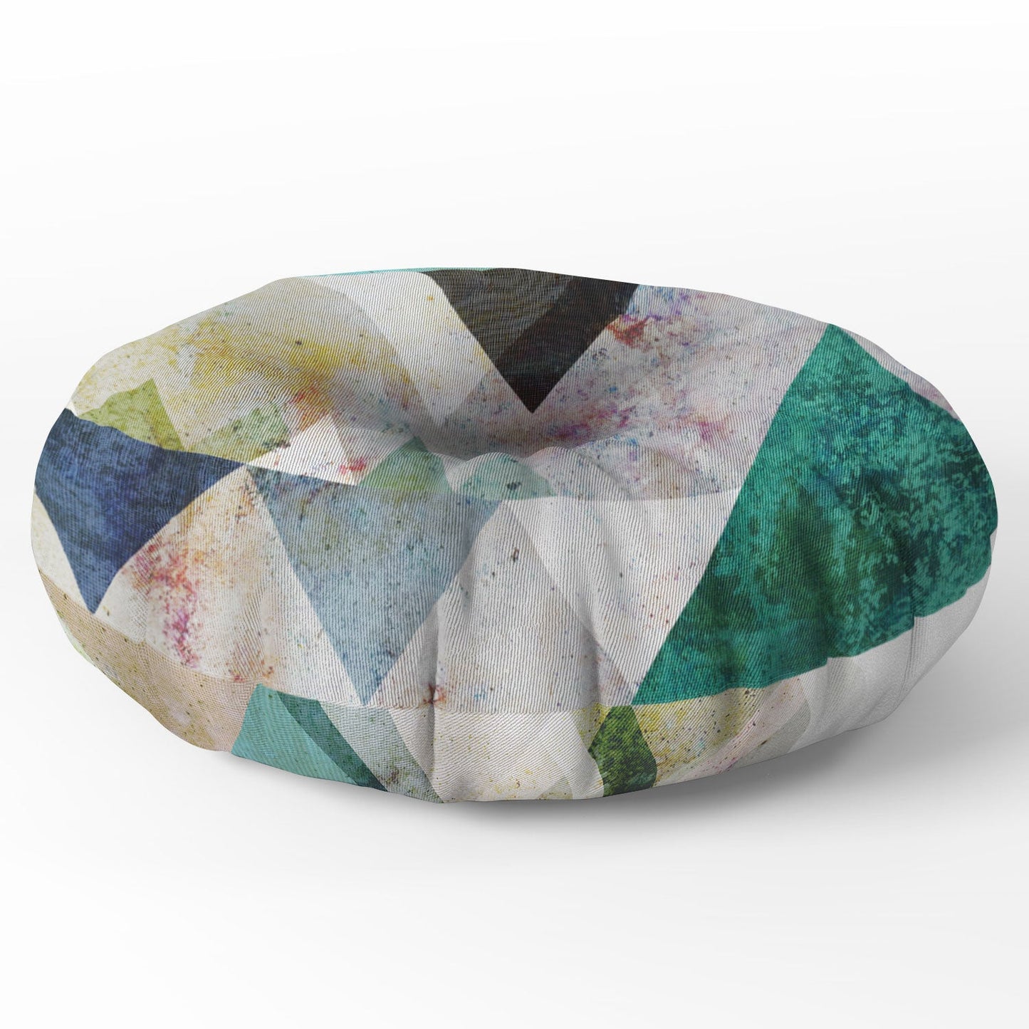 Mareike Boehmer Graphic 3 Blue Floor Pillow Round