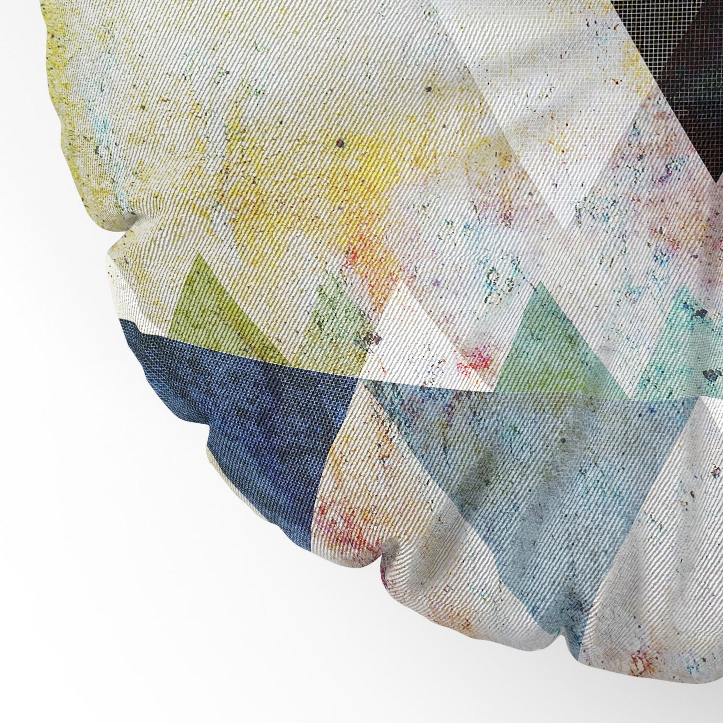 Mareike Boehmer Graphic 3 Blue Floor Pillow Round