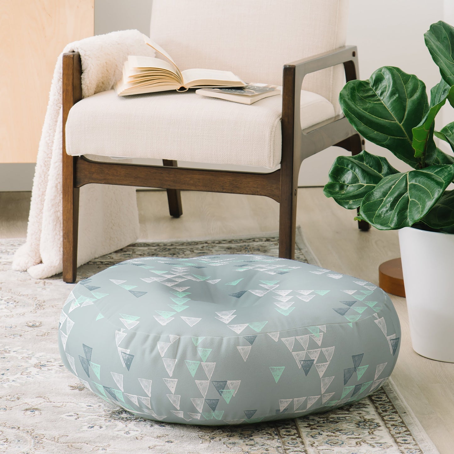 Mareike Boehmer My Favorite Pattern 5 Floor Pillow Round