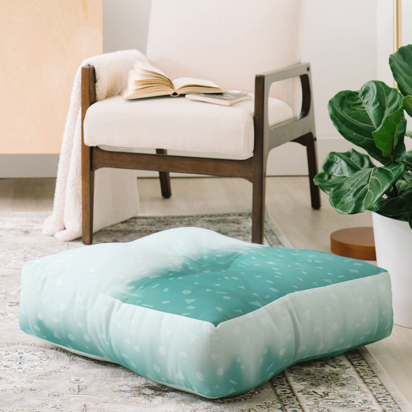 Mareike Boehmer My Favorite Pattern 9 Floor Pillow Square