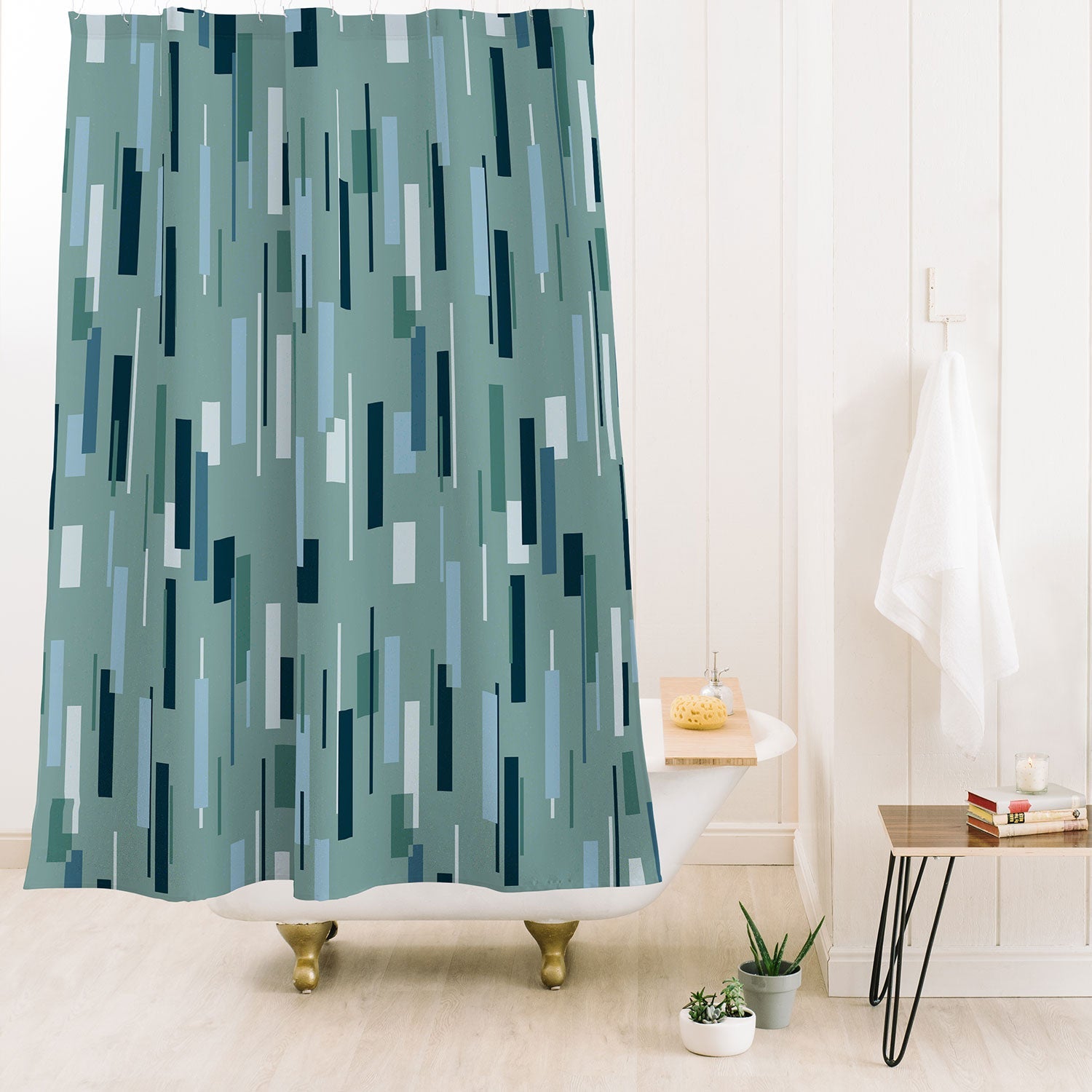 Mareike Boehmer Scandinavian Elegance Matrix 1 Shower Curtain