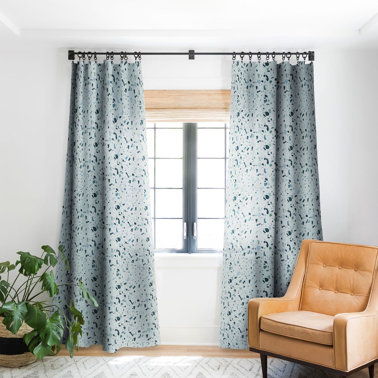 Mareike Boehmer Scandinavian Elegance Terrazzo Blackout Window Curtain