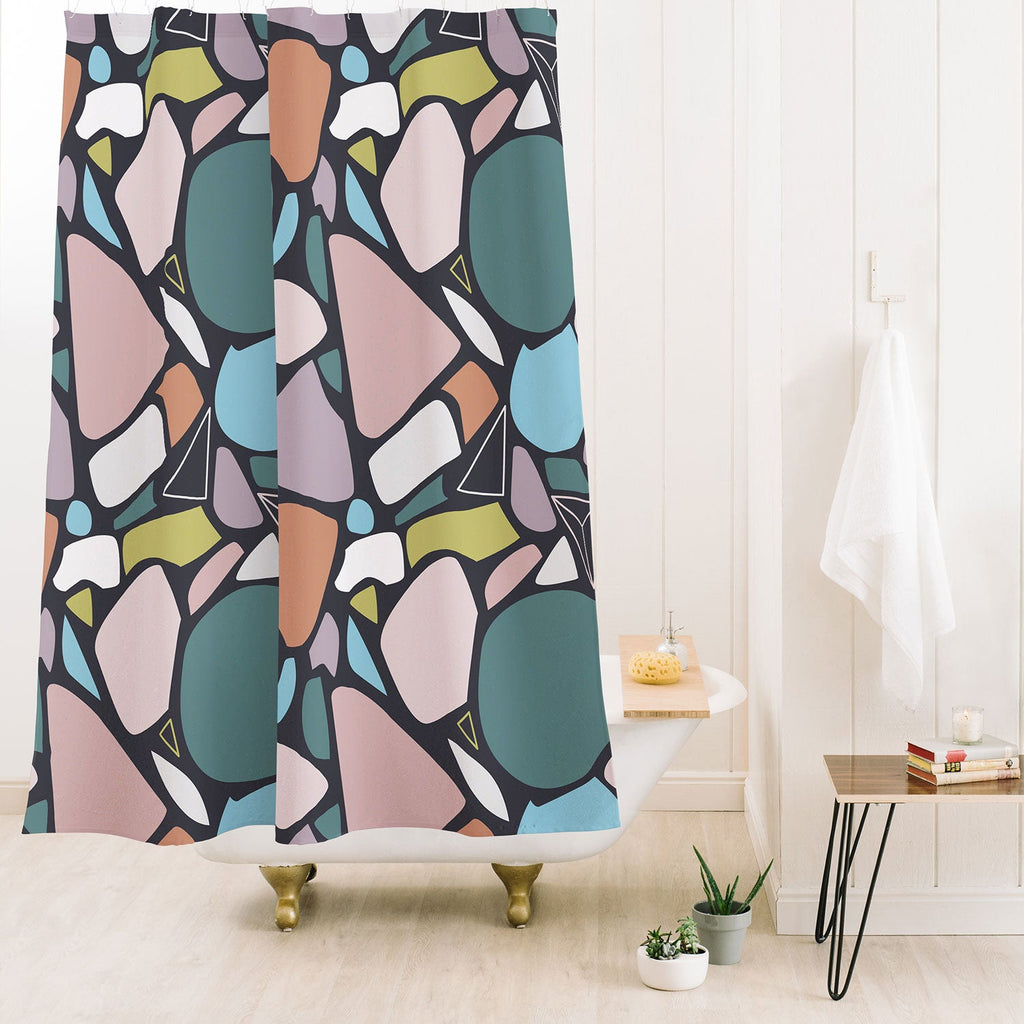 Mareike Boehmer Stones Orderly 1 Shower Curtain