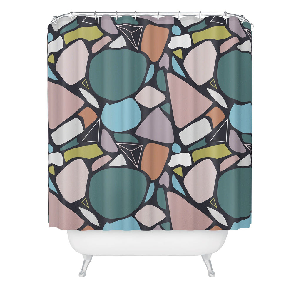 Mareike Boehmer Stones Orderly 1 Shower Curtain