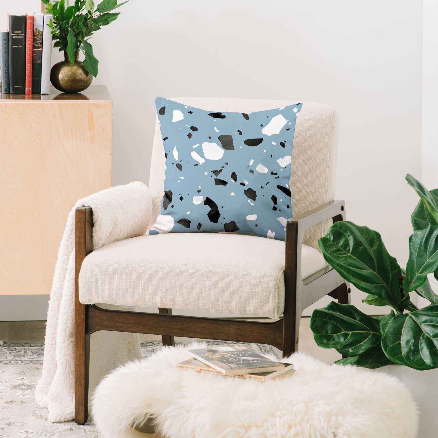 Mareike Boehmer Terrazzo 4 Throw Pillow