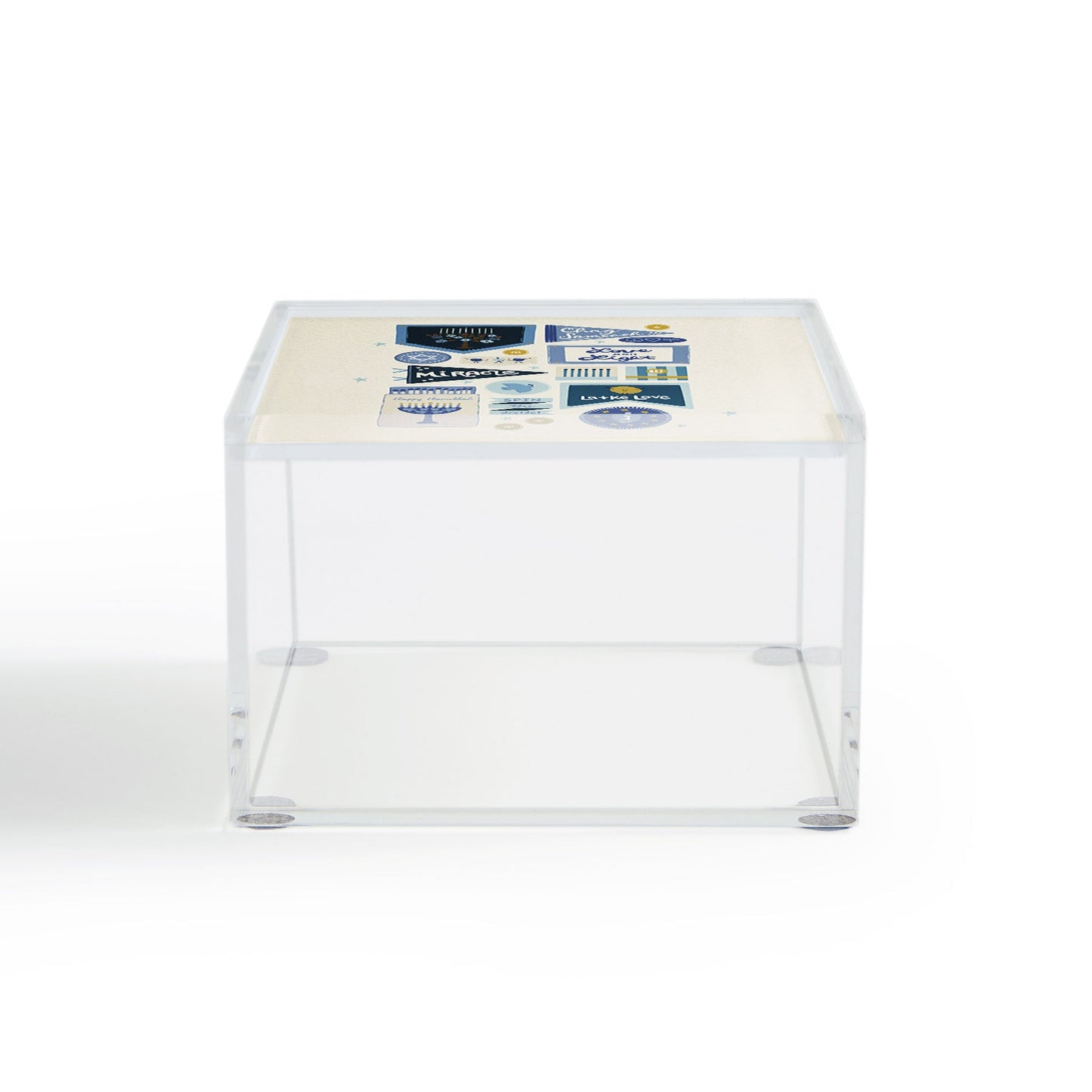 Marni Hanukkah Banners Signs and Pennants Acrylic Box