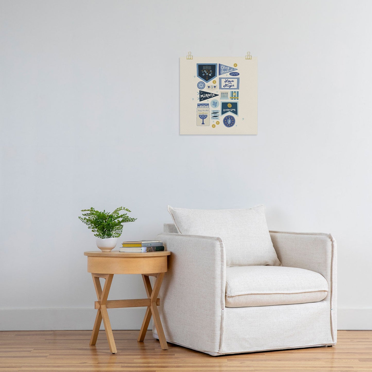 Marni Hanukkah Banners Signs and Pennants Art Print