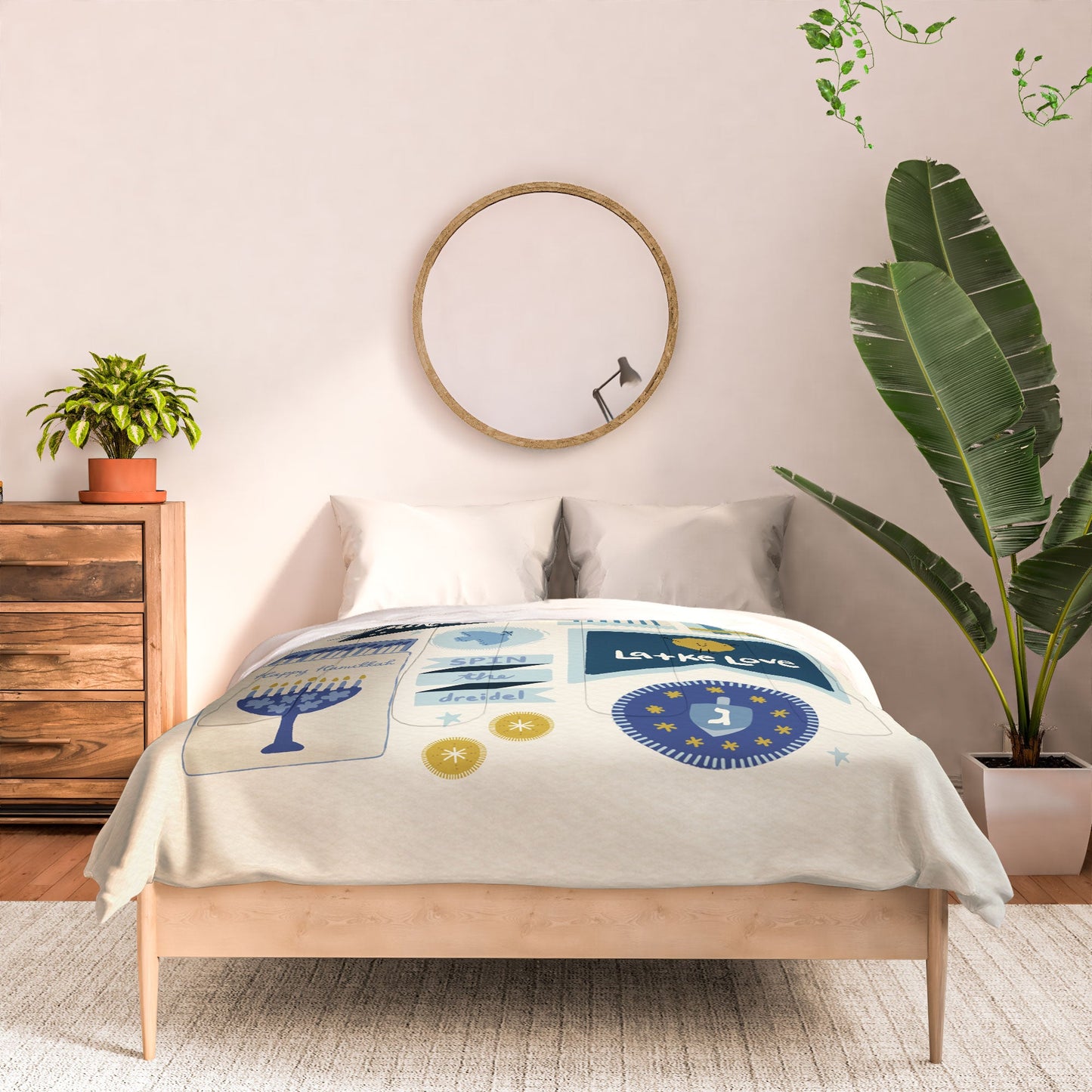 Marni Hanukkah Banners Signs and Pennants Comforter