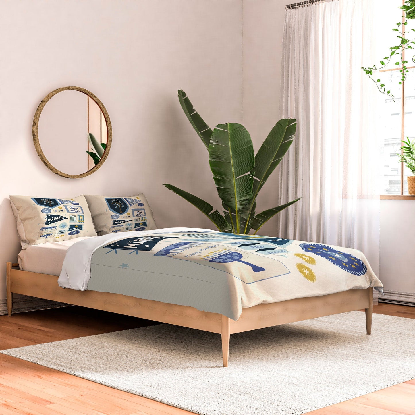 Marni Hanukkah Banners Signs and Pennants Comforter