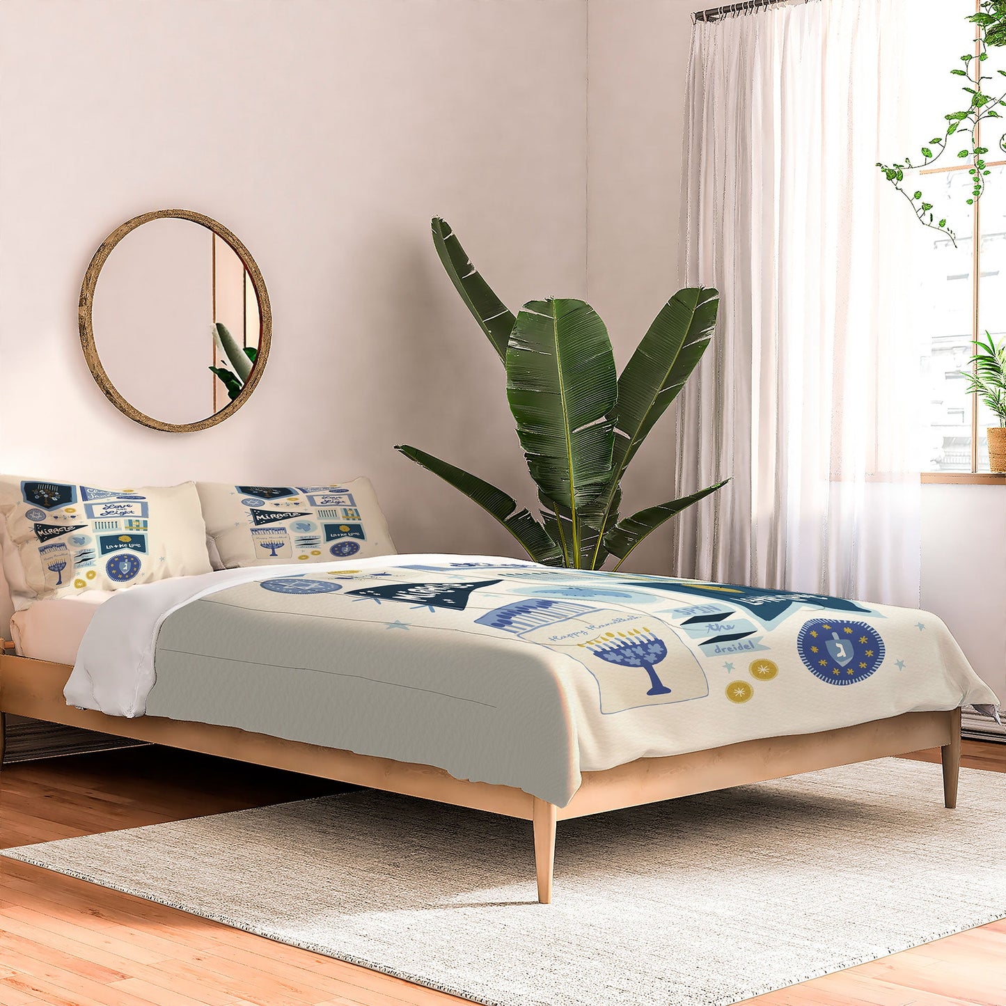 Marni Hanukkah Banners Signs and Pennants Comforter