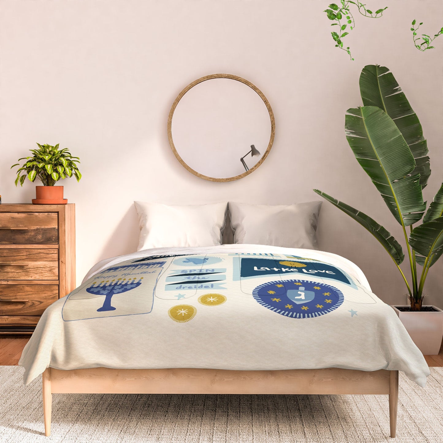 Marni Hanukkah Banners Signs and Pennants Comforter