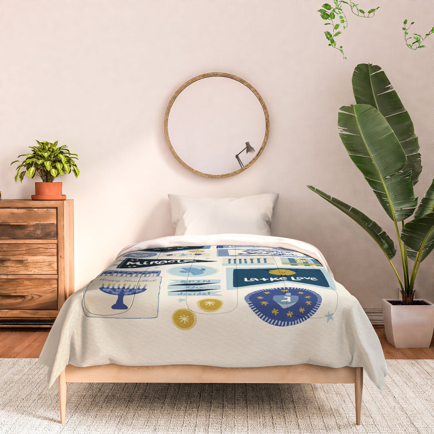 Marni Hanukkah Banners Signs and Pennants Comforter