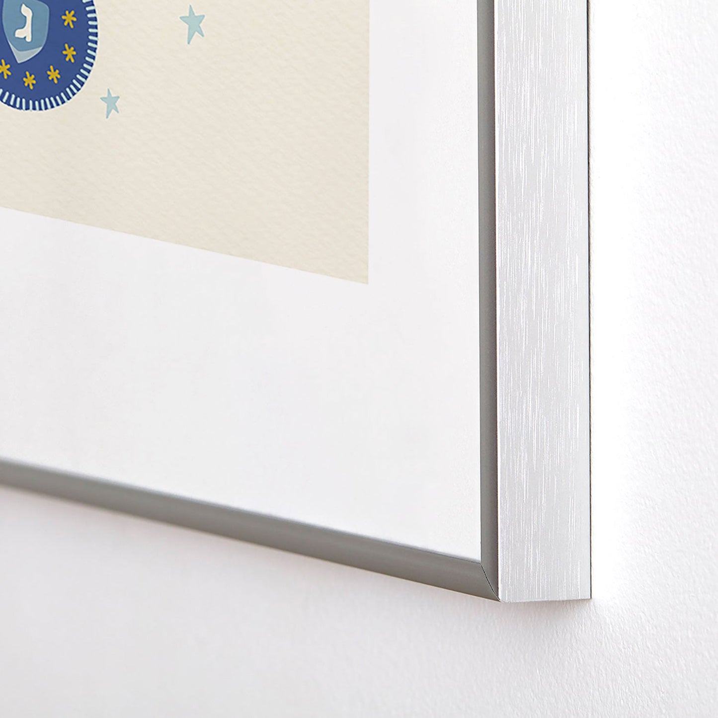 Marni Hanukkah Banners Signs and Pennants Metal Framed Art Print