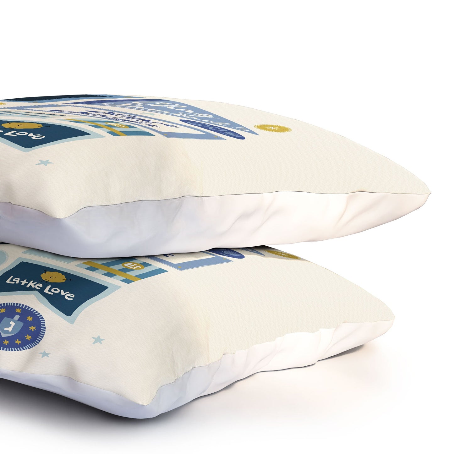 Marni Hanukkah Banners Signs and Pennants Pillow Shams
