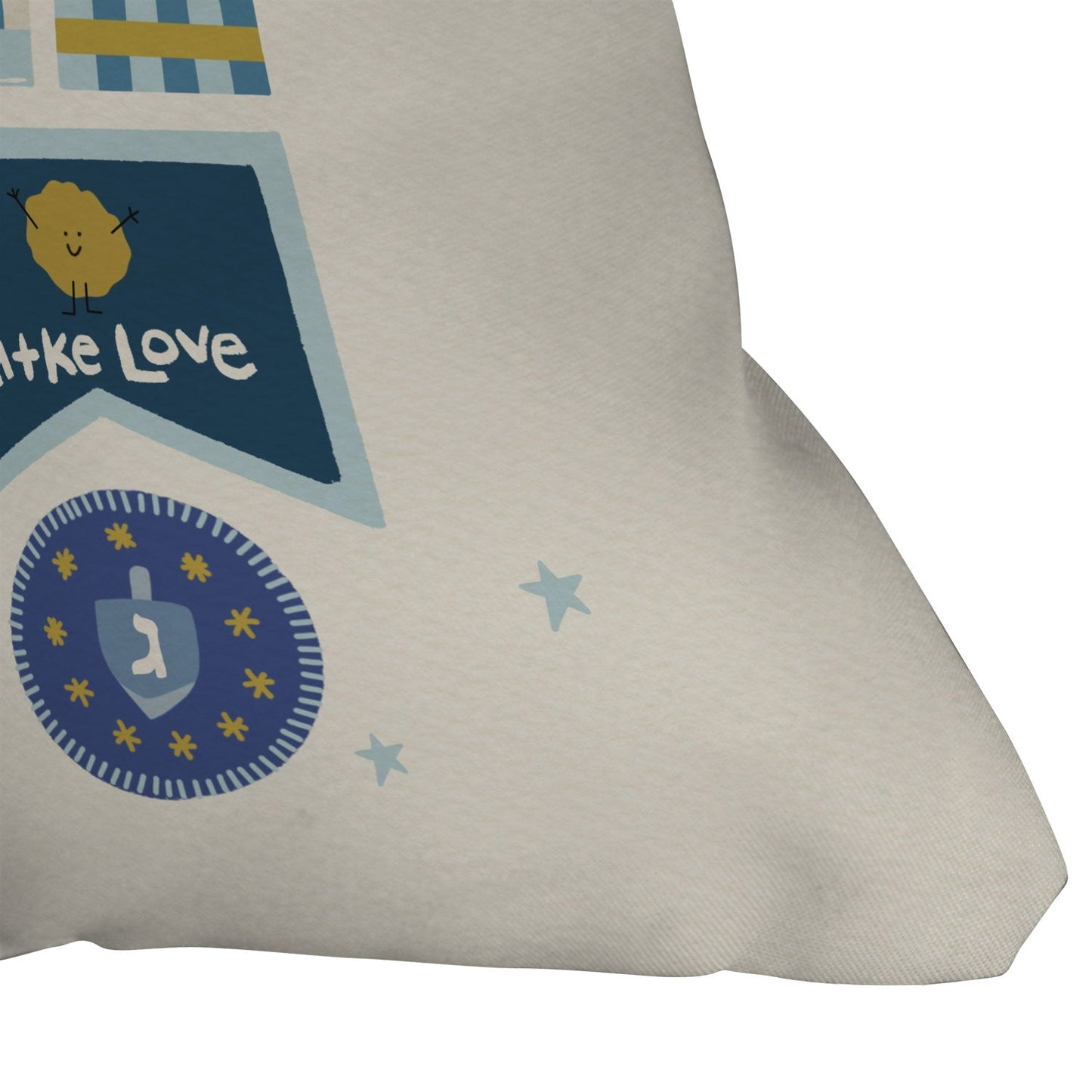 Marni Hanukkah Banners Signs and Pennants Outdoor Throw Pillow