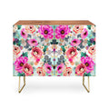 Marta Barragan Camarasa ABSTRACT GEOMETRICAL FLOWERS Credenza