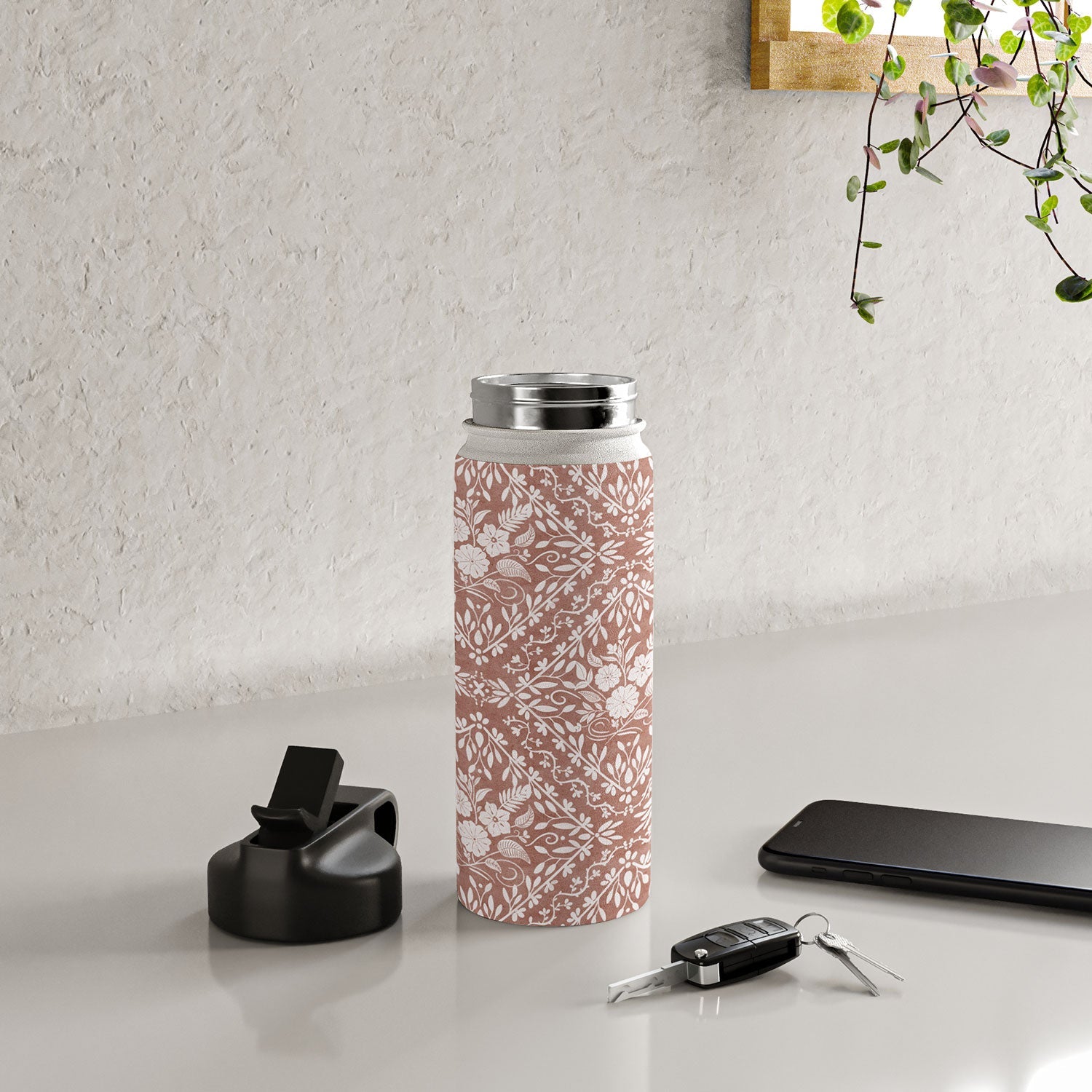Marta Barragan Camarasa Antique Botanical Bliss Water Bottle