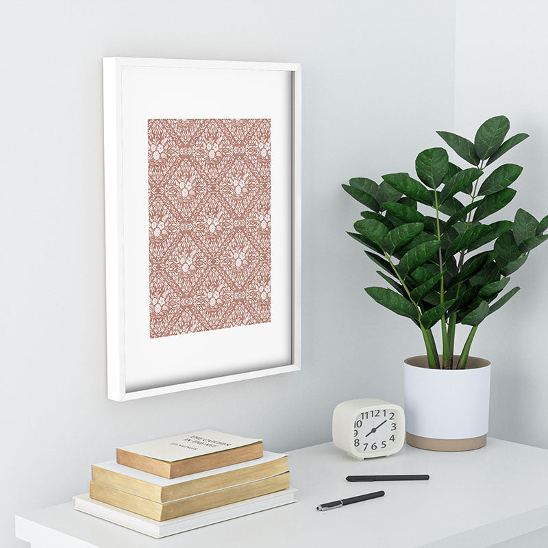 Marta Barragan Camarasa Antique Botanical Bliss Recessed Framing Rectangle