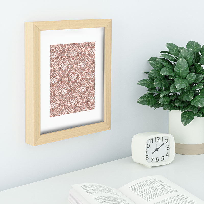 Marta Barragan Camarasa Antique Botanical Bliss Recessed Framing Rectangle