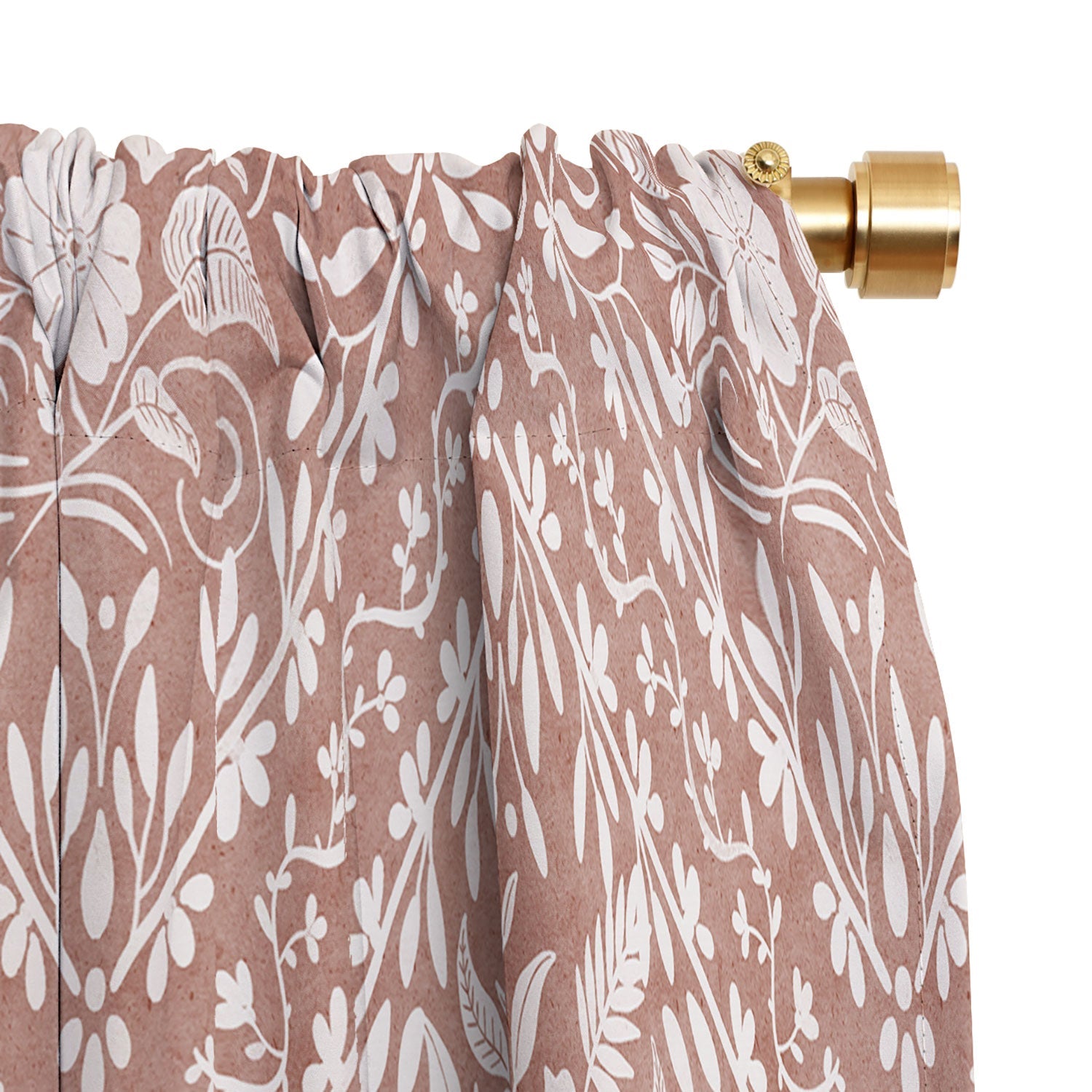 Marta Barragan Camarasa Antique Botanical Bliss Blackout Window Curtain