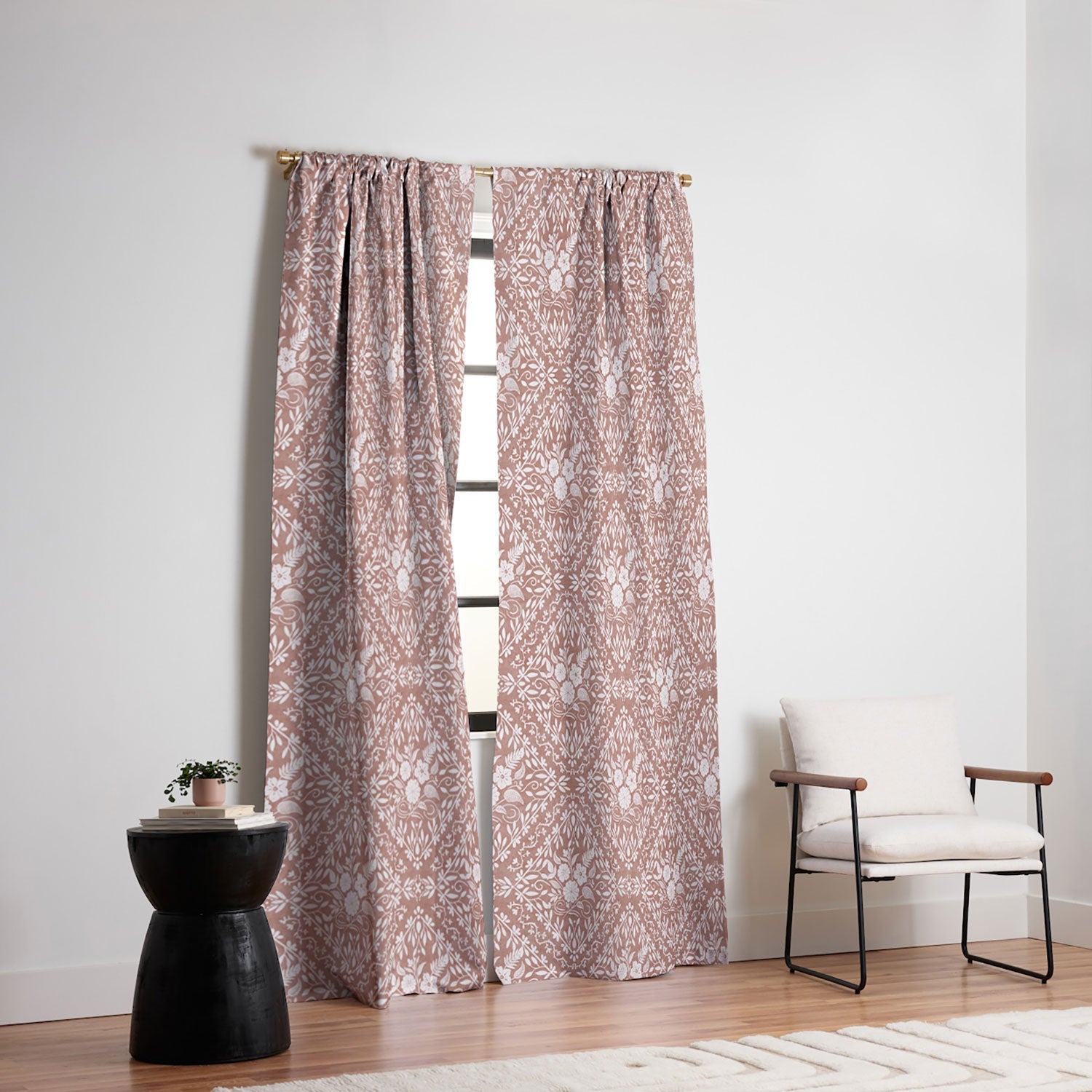 Marta Barragan Camarasa Antique Botanical Bliss Blackout Window Curtain