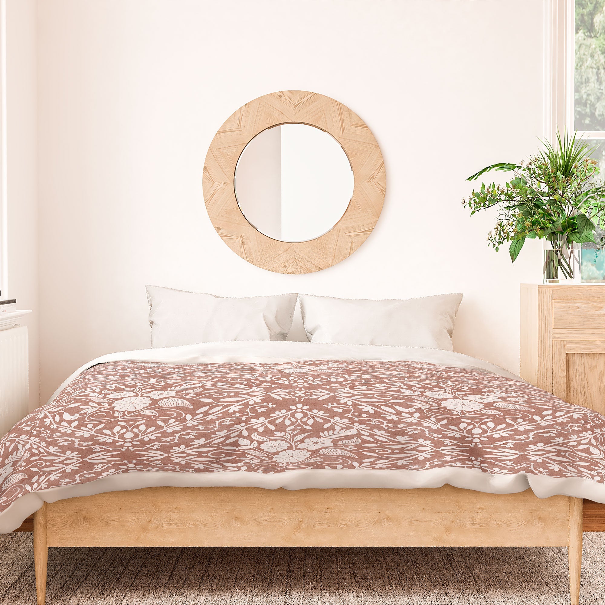 Marta Barragan Camarasa Antique Botanical Bliss Duvet Cover