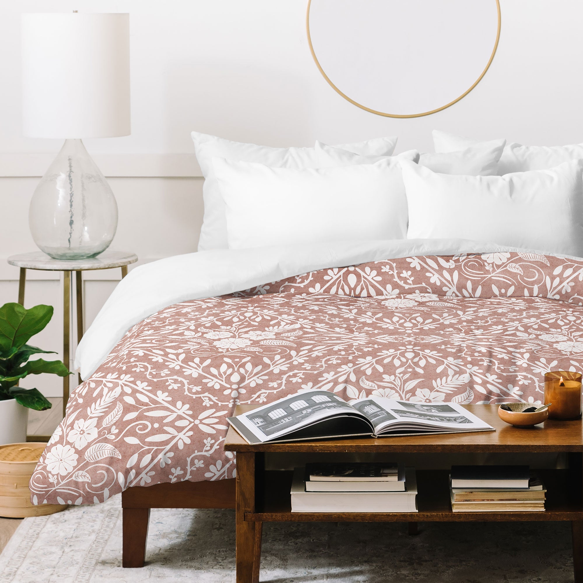 Marta Barragan Camarasa Antique Botanical Bliss Duvet Cover